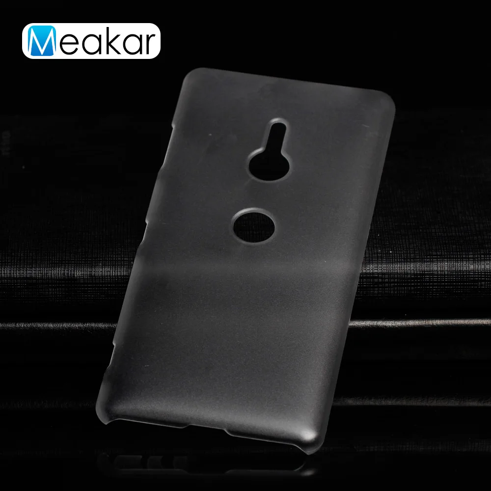 Матовая Пластик Coque 6.0For sony Xperia Xz3 чехол для sony Xperia Xz3 Xz 3 двойной чехол для телефона чехол-лента на заднюю панель - Цвет: Transparent