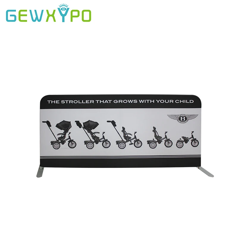 8ft Width 4ft Height Advertising Signs Portable Aluminum Folding Backdrop Banner Stand With Polyester Easy Fabric Graphics Print | Дом и сад