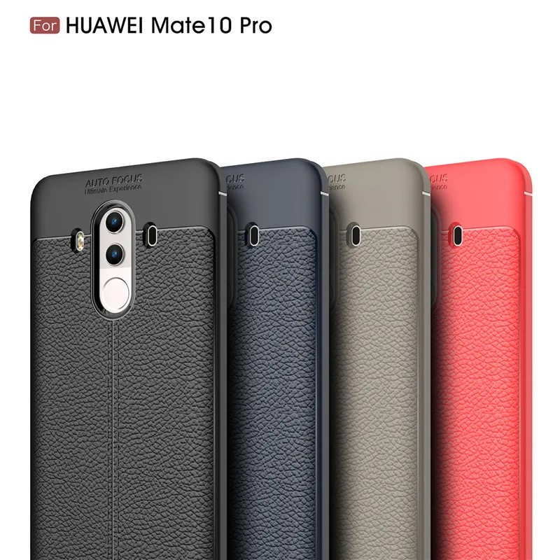 LIEVE Amor чехол для huawei mate 9 10 Pro личи кожа текстура из искусственной кожи Мягкий ТПУ