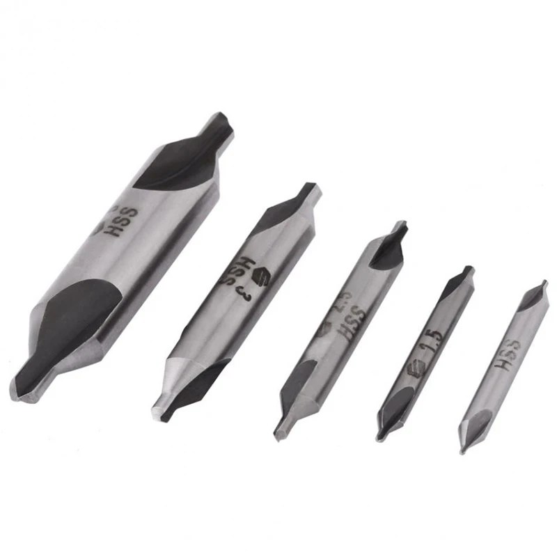 10 шт./лот комбинированные столешницы 60 градусов центр сверла набор Hss Металл
