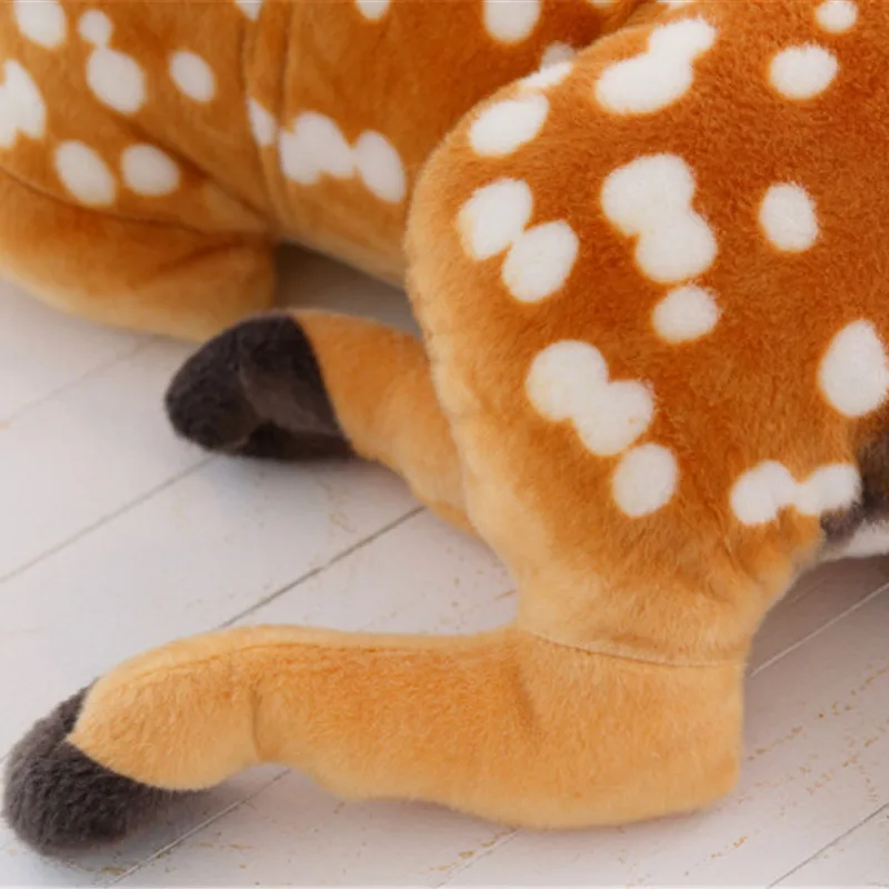 Гигантская Милая модель плюшевого животного игрушка мягкая подушка Kawaii Sika игрушечный Олень жираф детские подарки на день рождения ребенка реквизит для фотографий