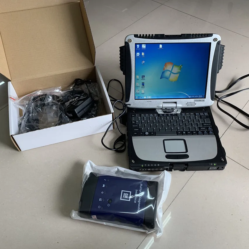 

for Gm Mdi Scanner Multiple Diagnostic Interface Wifi Software Laptop CF19 Touch Screen Computer 2 Years Warranty