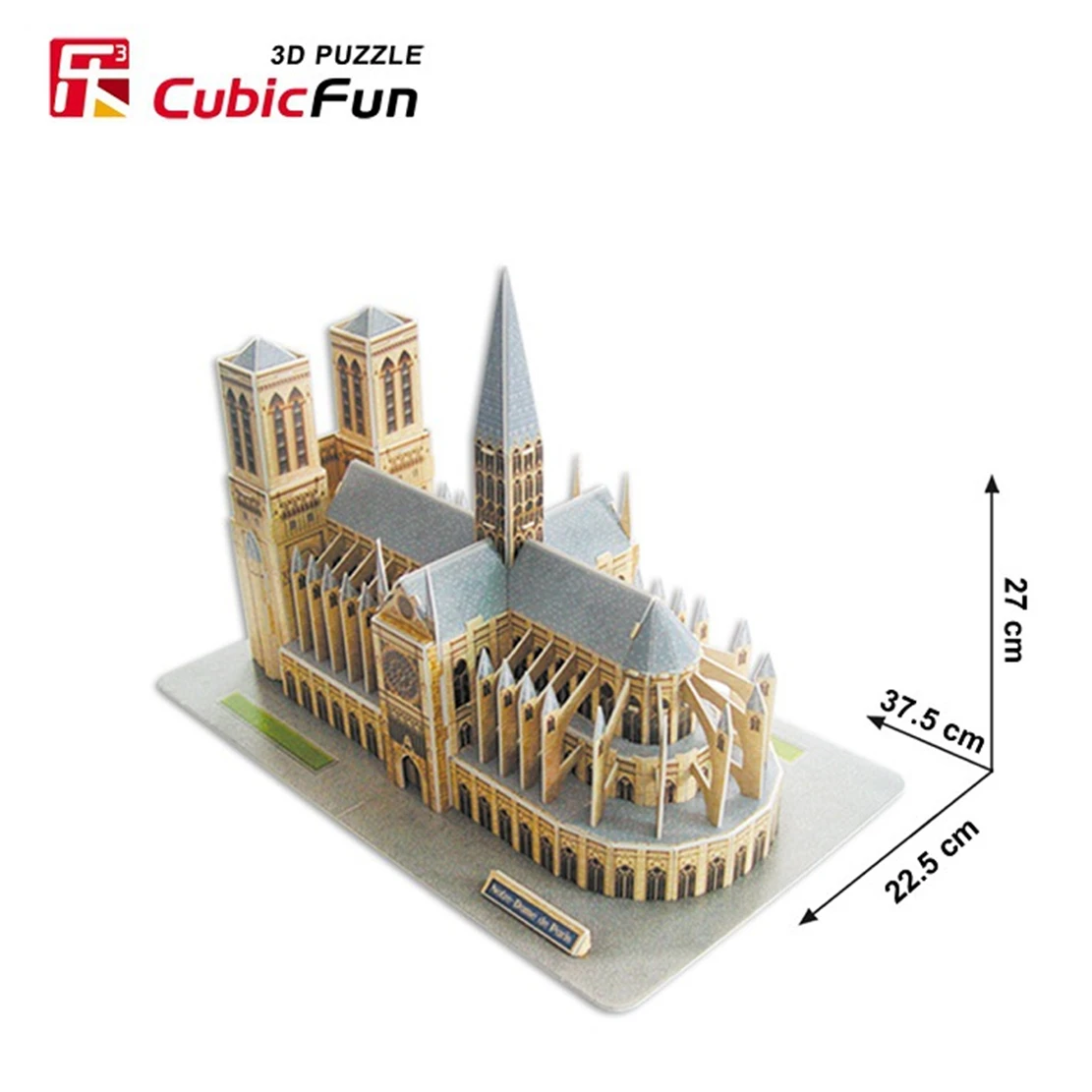 Нотр-Дам де Пари 3D головоломка ребенок мальчики девочки бумага для моделирования