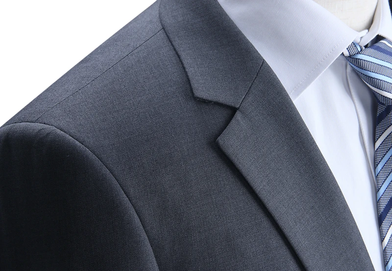 Мужской приталенный пиджак с одной пуговицей и брюки мужской брендовый блейзер