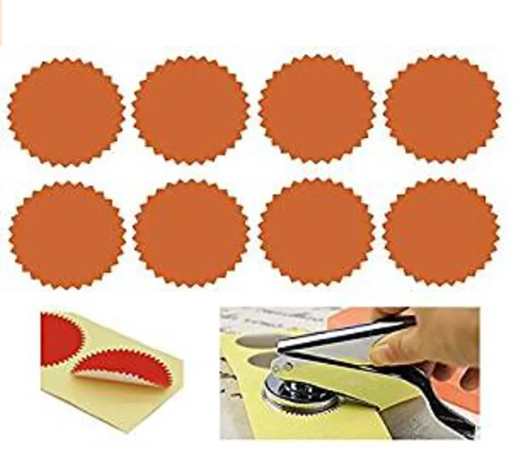 100 шт коричневые винтажные тиснения штамп пустой сертификат самоклеющиеся