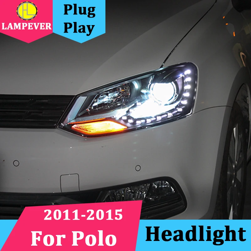 Lampever для VW Защитные чехлы сидений сшитые специально Volkswagen POLO фары 2011-2015 GTI Стиль