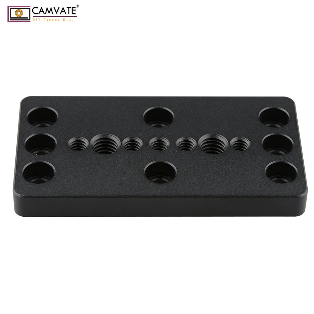 CAMVATE Универсальный Сырная Тарелка/Штатив Монтажная пластина с 1/4 &quotи 3/8&quot