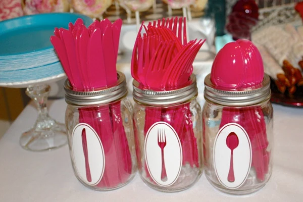 Наклейки для украшения вечеринки Набор наклеек стола виниловая посуда наклейки