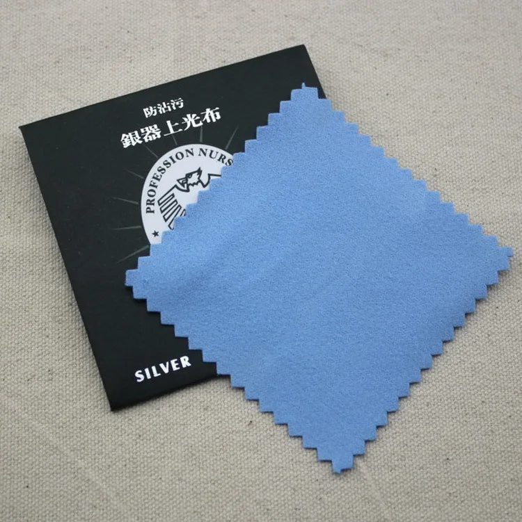 Полировальная ткань серебристого цвета с защитой от потускнения ALLNOEL|Ювелирная