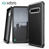 x doria defense lux phone case for samsung galaxy s10 plus s10e military grade drop tested case for s10 plus s10e aluminum cover