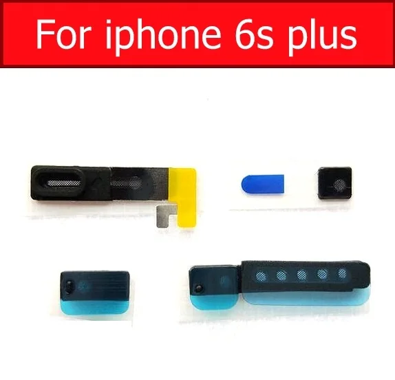 Громче и динамик и микрофон Анти Пылезащитная сетка и рамка для iPhone 5 5S 6 6s 6plus 6s plus 7 8 7plus X Пылезащитный фильтр запасные части - Цвет: For 6S PLUS