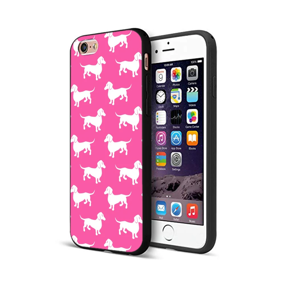 Черный чехол из ТПУ для iphone 5 5s se 6 6s 7 8 plus x 10 силиконовый XR XS 11 pro MAX Такса doxie dog |