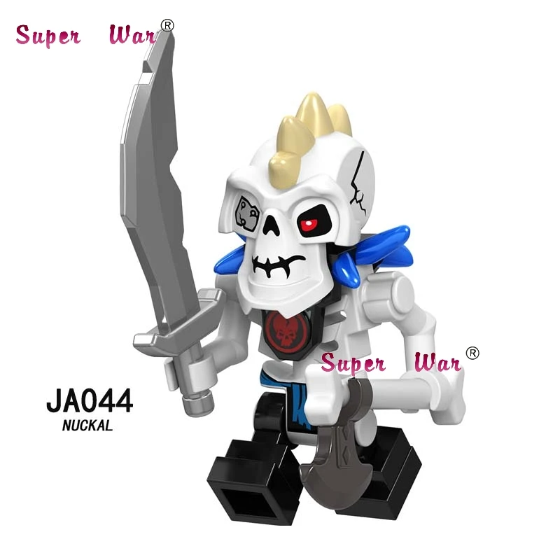 JA044 Одна модель строительных блоков серии действий кости Frakjaw Garmadon скелетные игрушки для детей - Цвет: JA044