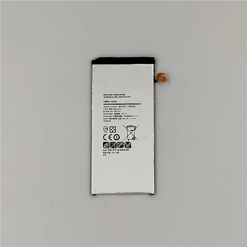 Запасная батарея для Samsung EB-BA800ABE GALAXY A8 A8000 A800F A800S A800YZ подлинный аккумулятор