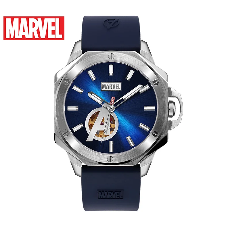 Оригинальные автоматические механические часы Disney с ремешком из нержавеющей