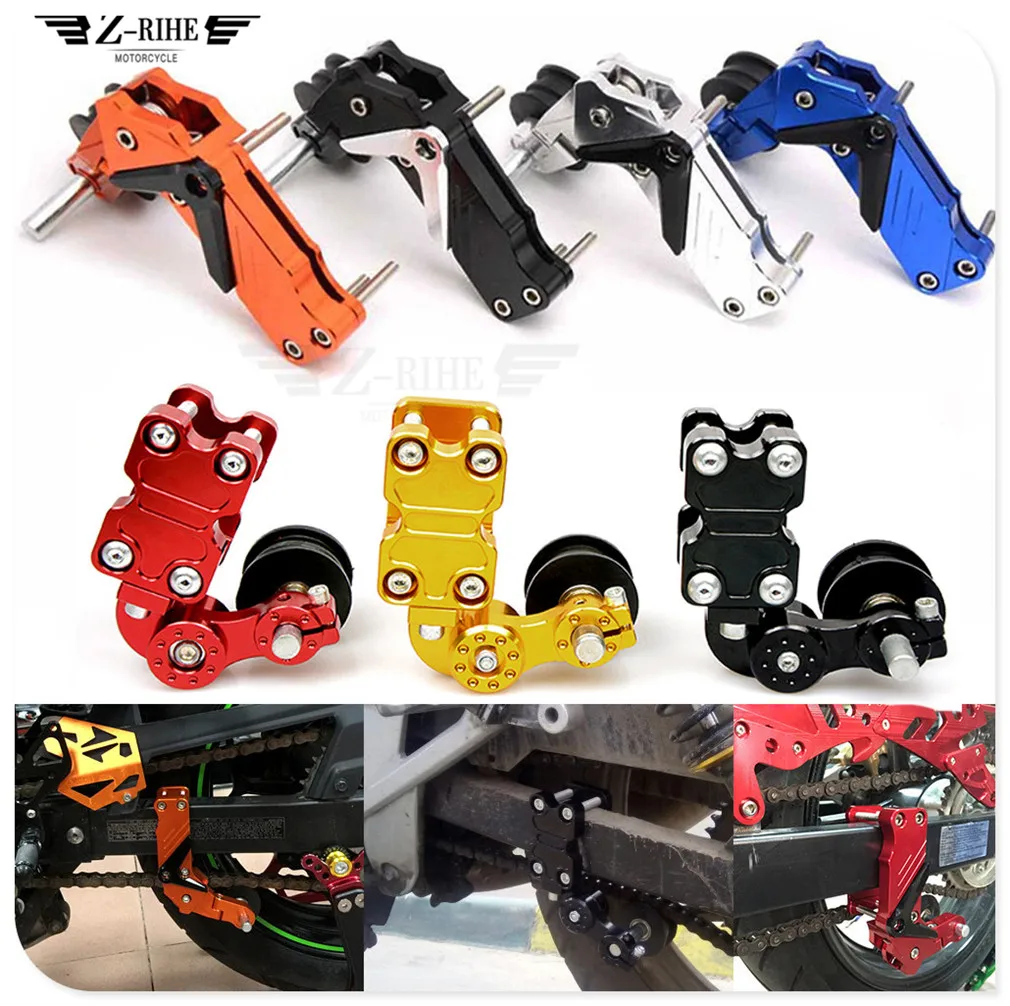 Мотоцикл Алюминиевый натяжитель цепи РЕГУЛИРОВОЧНЫЙ БОЛТ на ролике регулировка