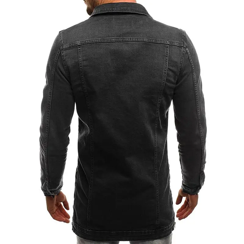 Бесплатная доставка осенние мужские винтажные джинсовые куртки средней длины