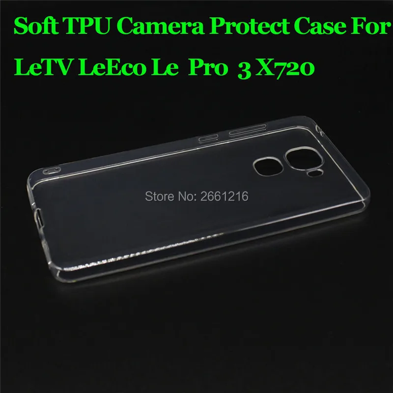 Для Le Pro 3 Ультратонкий Мягкий ТПУ силиконовый прозрачный защитный чехол для