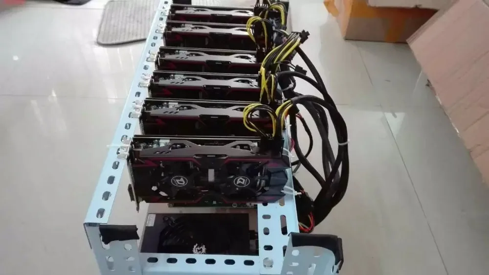 YUNHUI Mining industry продает стеллаж для майнинга эфириума с четырьсветодиодный