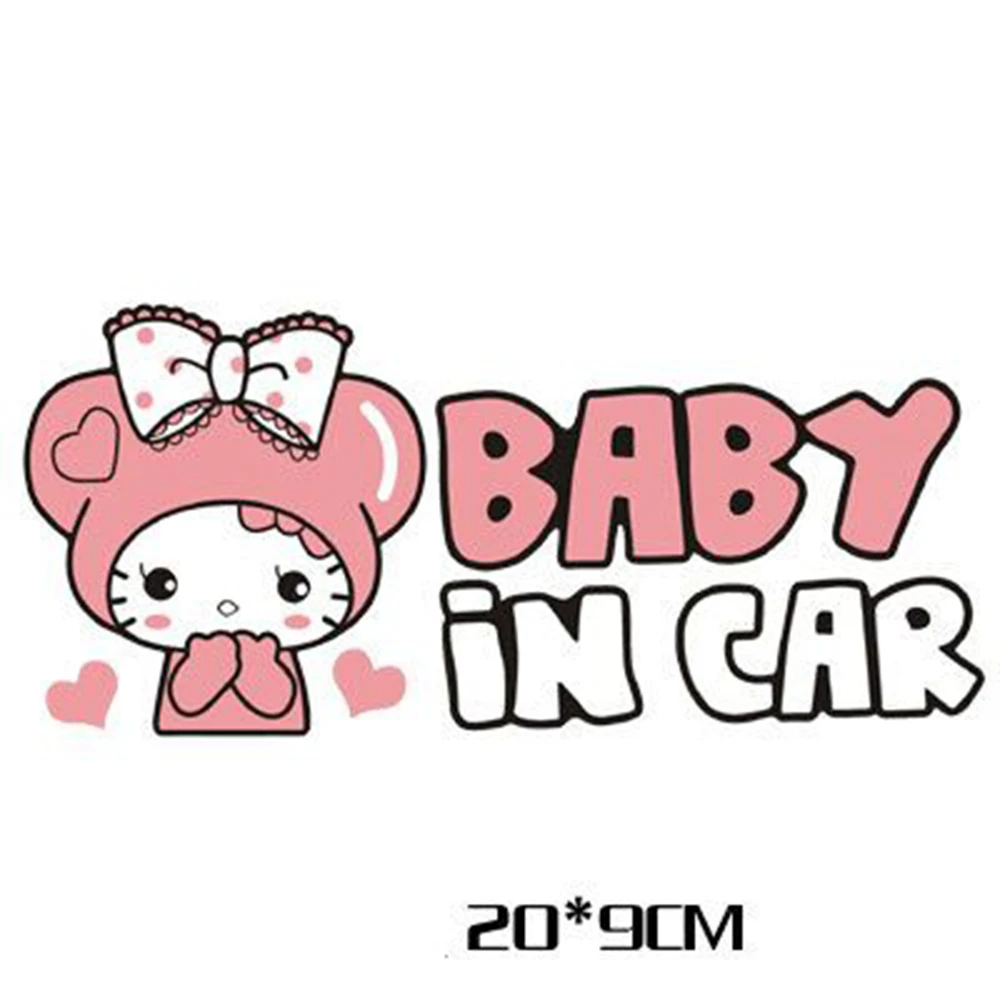 Автомобильная наклейка Melody Baby аксессуары для Ford Focus Vw Skoda Polo Bmw Audi Opel Toyota Kia Peugeot