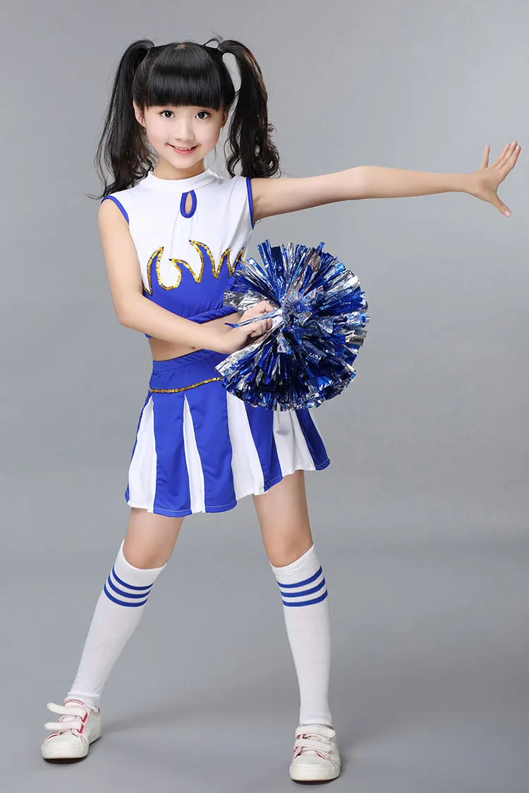 Girl Children Academic Dress School Uniforms Set Kid Girls Student Jazz Costumes Boy Competition Suit Cheerleader Suits | Тематическая