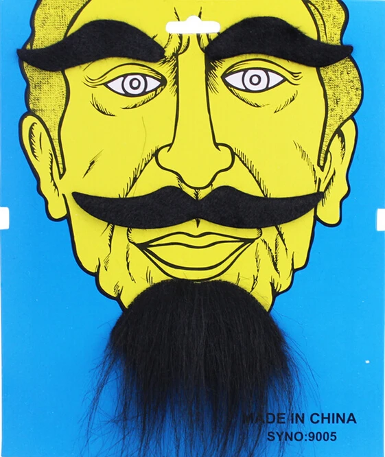 10 комплектов костюм на Хэллоуин и Рождество нарядное платье с имитацией усов