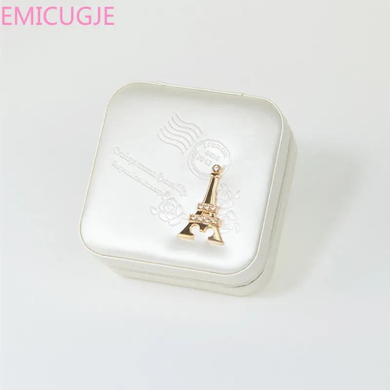 Jewelry Packaging Box Casket Box For Exquisite Makeup Case Cosmetics Beauty Organizer Container Boxes Graduation Birthday Gift