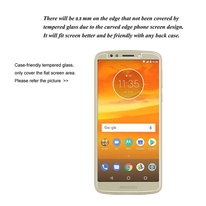 2 шт TOLIFEEL закаленное стекло для Motorola Moto E5 Защитная пленка телефона Plus прозрачное |