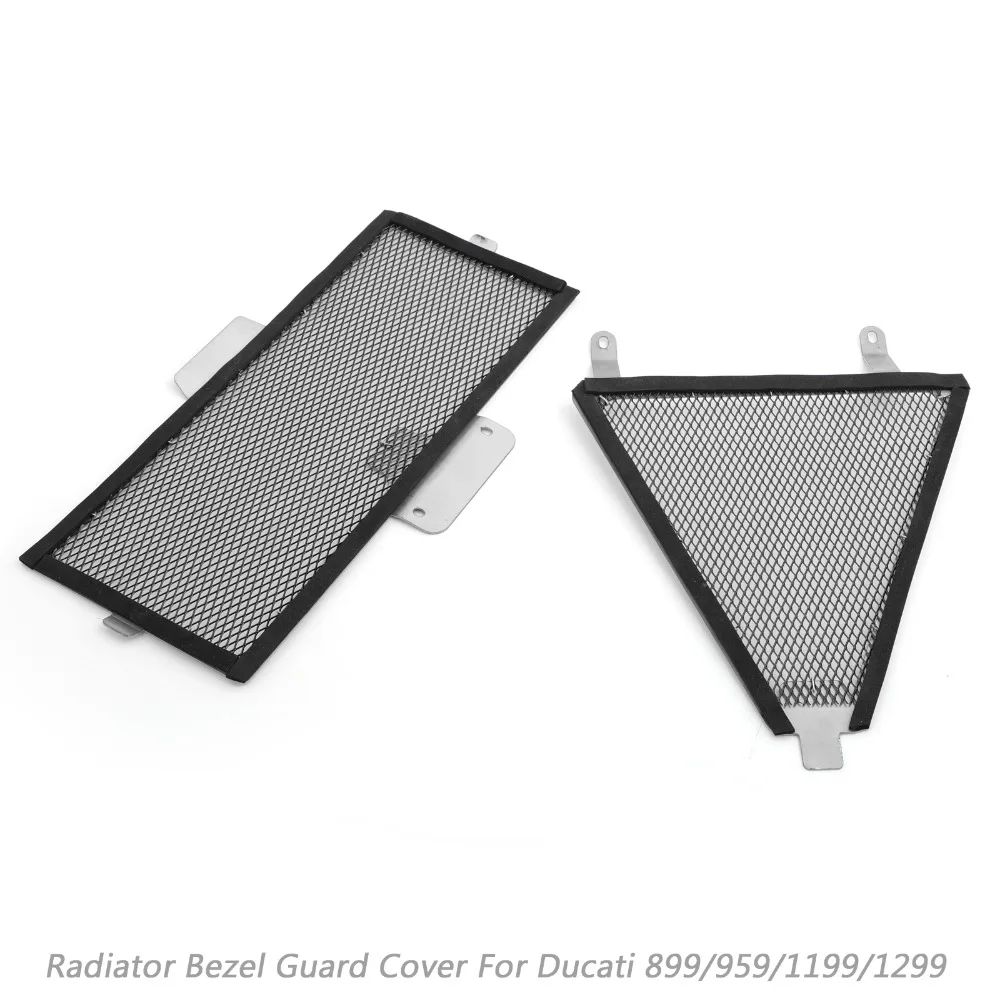 

Areyourshop Motorcycle Radiator Guard Protection Grill for Ducati Panigale 1299 1199 959 899 1199R Stainless steel Motor Covers