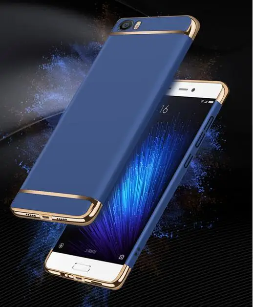 Xiao Mi 5S плюс + телефон сумка В виде ракушки 3in1 Роскошные пластиковый жесткий верх