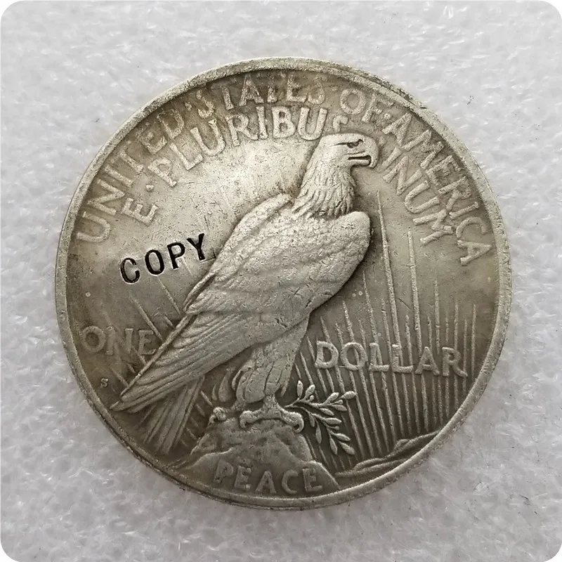 США 1924-S Мир доллар Монета КОПИЯ памятные монеты-копия монеты медаль