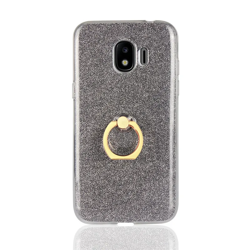 Чехол для Samsung Galaxy J2 Pro 2018 мягкий силиконовый чехол из ТПУ с кольцом телефона |