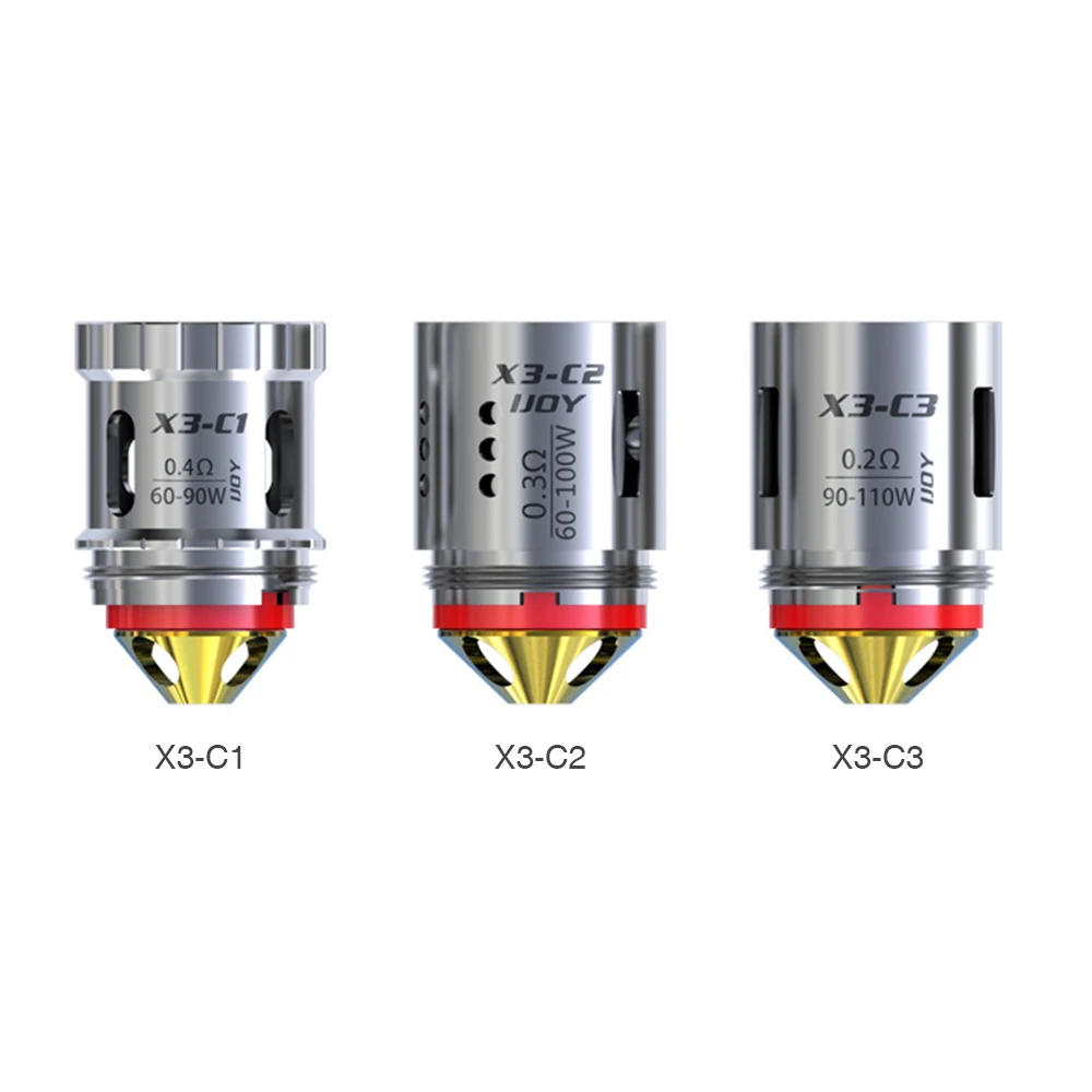 Горячая Оригинал 3 шт IJOY замена катушки для Катана/Капитан X3/Капитан X3S/мститель и