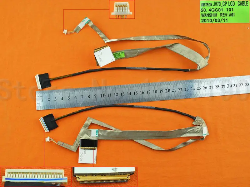 Новый кабель для ноутбука Acer Aspire 7740 7740G 7736G 7540 7540G P/N 50.4GC01.101 LCD LVDS|Компьютерные