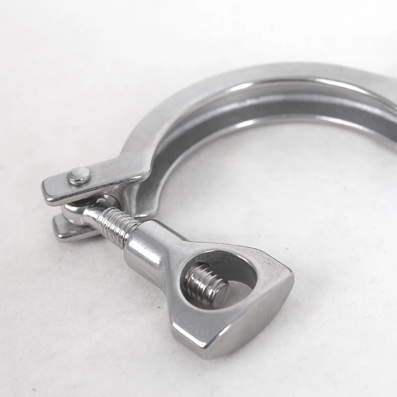 free shipping 2&quot Stainless Steel SS304 Tri Clamps Clover Sanitary Single Pin Clamp Fit Ferrule OD 64mm | Обустройство дома