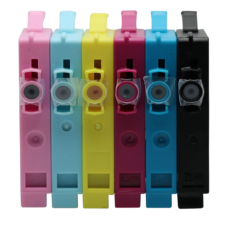 6 шт. совместимый с epson ICBK50 ICC50 ICM50 ICY50 ICCL50 ICCM50 IC6CL50 чернильный картридж для EP