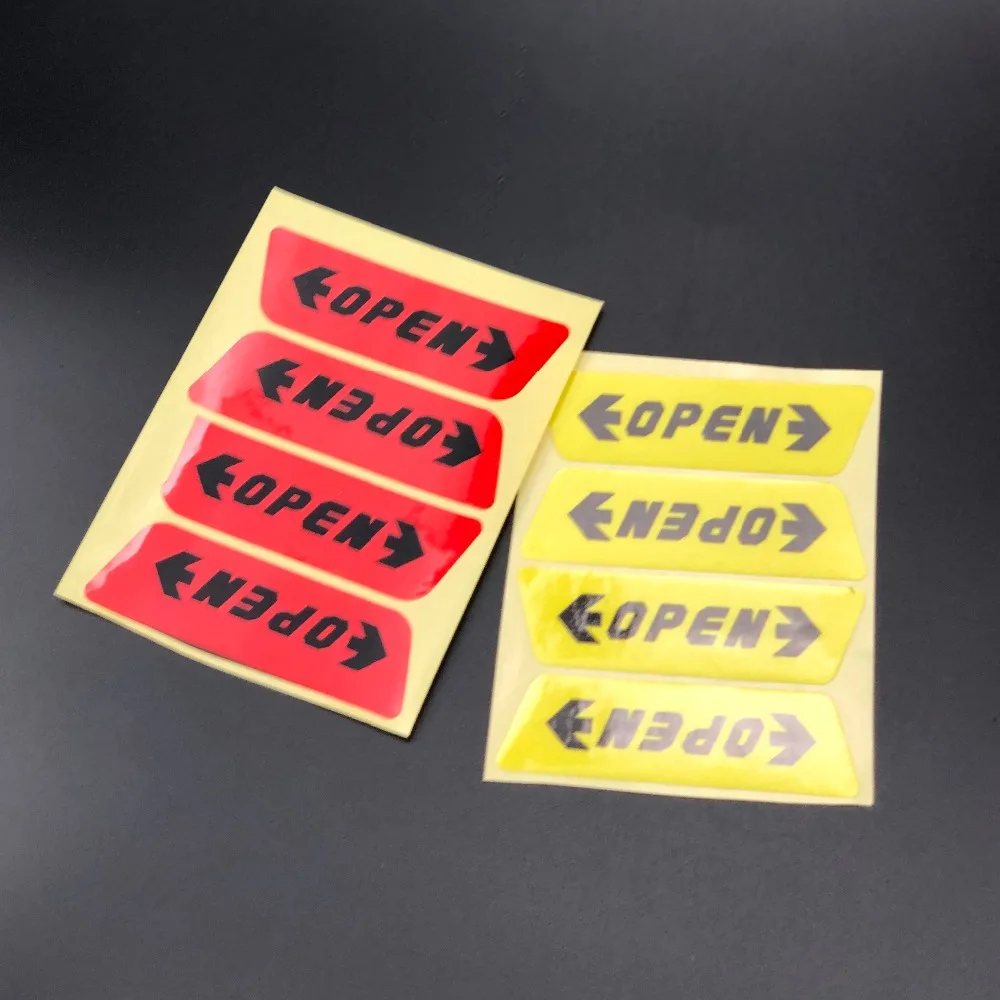 Открыто на автомобильную дверь Предупреждение Стикеры чехол для Chrysler 200 300C Aspen