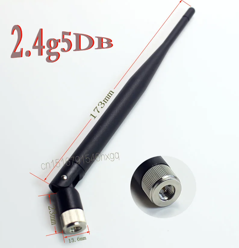 

SMA connector head 3 g 2.4 g dual-band 5 db high-gain antenna amplifier equipment, indoor and outdoor antenna