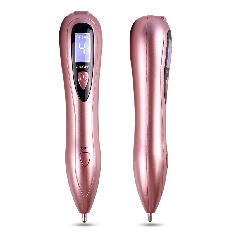 

Rose Gold Plasma Pen Laser Freckle Removal Skin Mole Removal Blackhead Remover Wart Tag Tattoo Removal Pen Beauty Machine