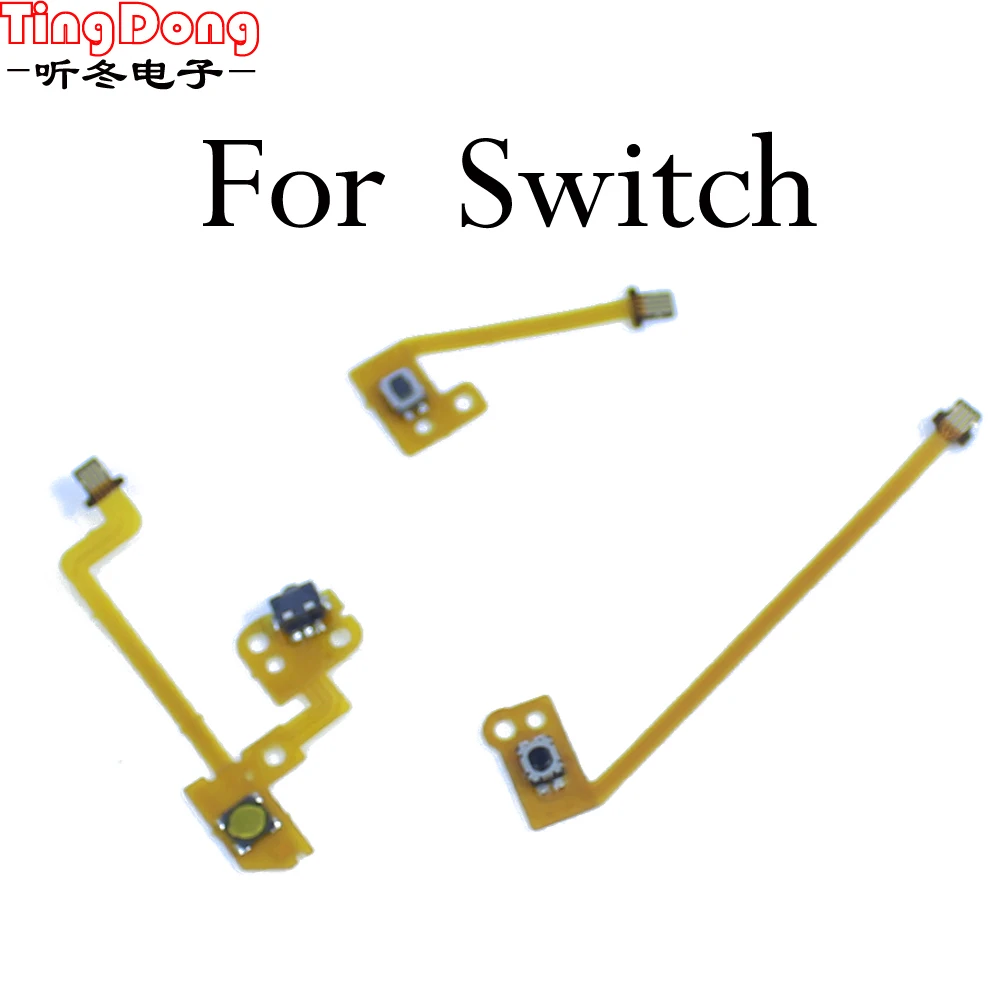 Замена TingDong для Nintendo Switch Joy Con ZR ZL L SL SR лента брелок гибкий кабель вкл. Выкл.