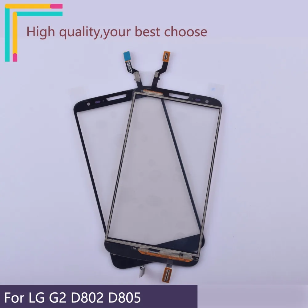 Новый D802 сенсорный экран для LG G2 D805 дигитайзер сенсор внешняя Передняя