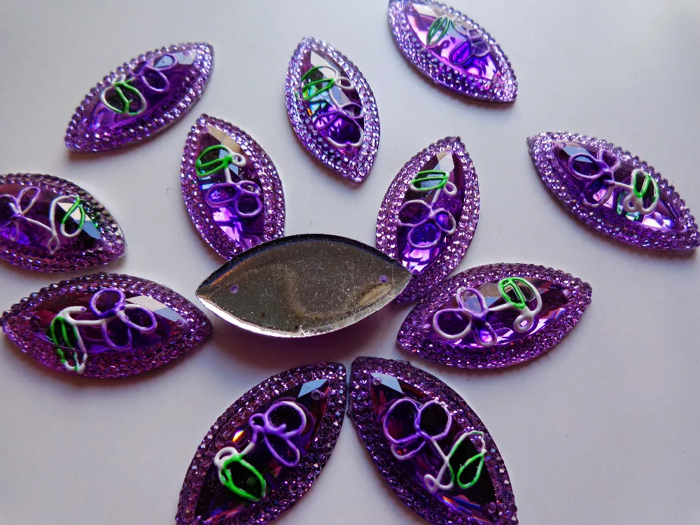 30 шт. декоративные камни в форме пупка 15 х30 мм | Дом и сад