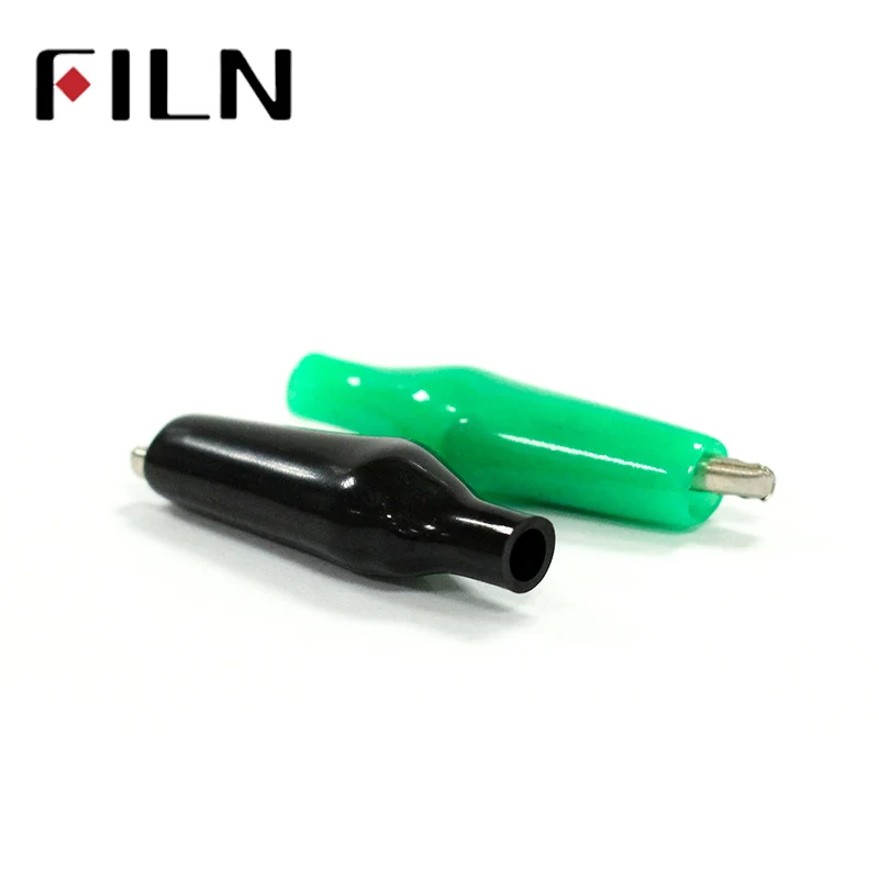 

50pcs/bag Car Alligator Clips Battery Clamps Crocodile Clip Red Black cover