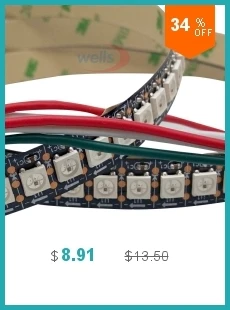 5 м WS2801 Raspberry Pi светодиодный контроллер 32 светодиодный s/M внешний 2801 ic Arduino разработка ambilight DC5V не водонепроницаемый 5050 smd