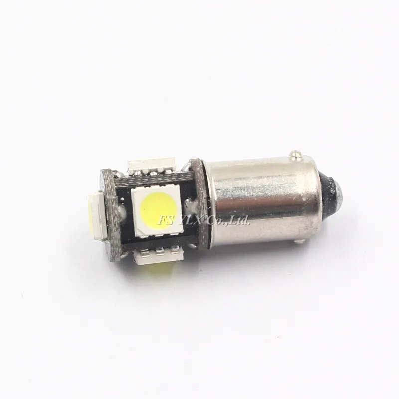 Автомобильная светодиодная лампа с клиновидным цоколем T4W BA9S 5050 5SMD|5050 canbus|car lightbulb