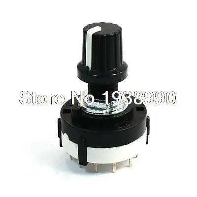 4P3T одноуровневый семейный селектор 4 полюса 3 позиции w ручка|switch metal|knob lockswitch 12v |