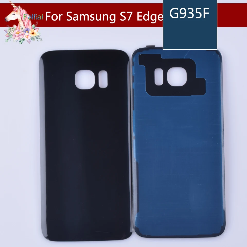 Крышка батарейного отсека для Samsung Galaxy S7 G930 G930F Edge G935 G935F|Корпусы и рамки мобильных