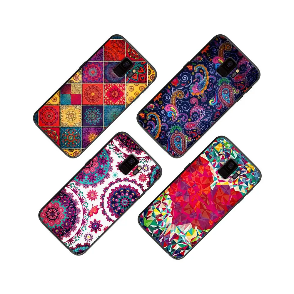 Психоделические точка художественный дизайн для samsung Galaxy A5 A6 A7 A8 A9 2018 2019 плюс M10 M20