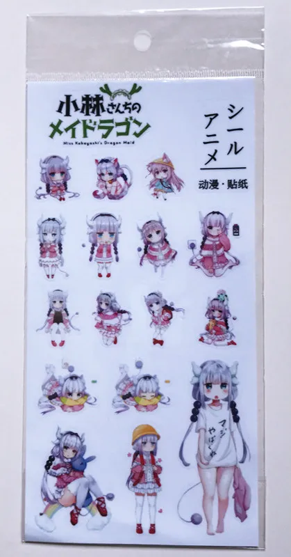 12 1 шт. мультяшная аниме наклейка Nakano Ichika rimura Tempest Hatsune Miku Rem карта памяти Captor FGO прозрачная наклейка водонепроницаемая - Цвет: 12