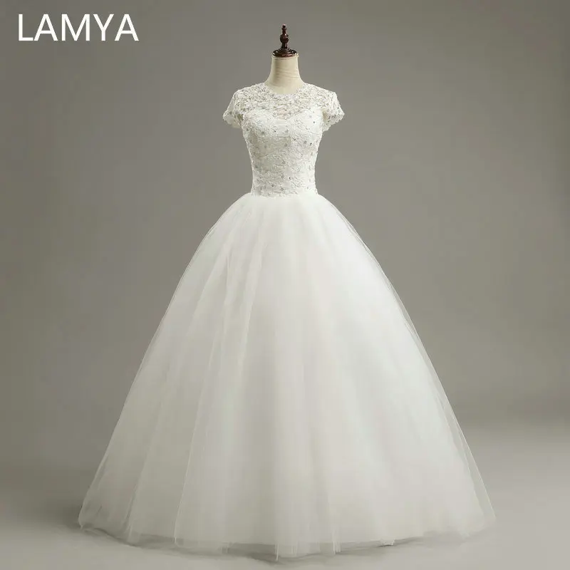Женское кружевное платье невесты LAMYA Короткое свадебное Индивидуальный